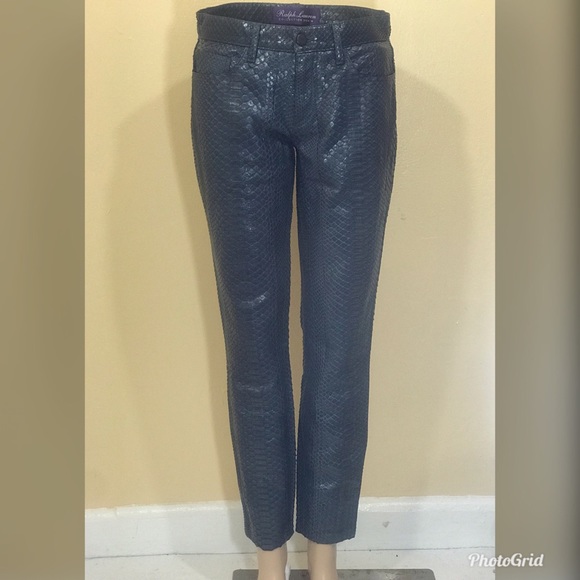 NWOT Ralph Lauren Collection Python Jean - Picture 1 of 8